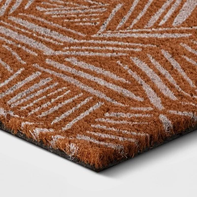 1'4"x2'4" Scritch Rectangular Outdoor Door Mat White - Room Essentials™ 2 1'4"x2'4" Scritch Rectangular Outdoor Door Mat White - Room Essentials™ - Image 2