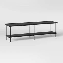 Wood and Metal TV Stand for TVs up to 60" - Room Essentials™ Black -Room Essentials Sales Store GUEST 04a9c0b5 a463 481a aa78 31027d81b8c8