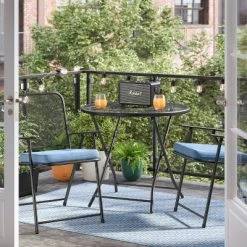 Reversible Diamond Rectangular Loomed Indoor Outdoor Accent Rug - Room Essentials⢠Quilt Blue