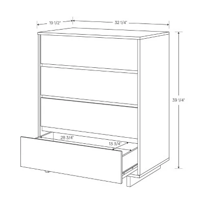 Modern 4 Drawer Dresser - Room Essentials™ Espresso 7 Modern 4 Drawer Dresser - Room Essentials™ Espresso - Image 7