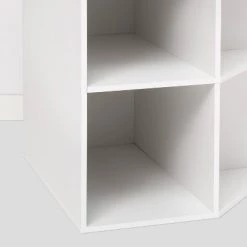 Corner Cube Bookshelf White - Room Essentials™ -Room Essentials Sales Store GUEST 10442b90 158e 4c10 bea8 58aa94636efd