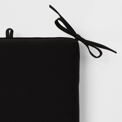 16"x16" Outdoor Chair Seat Cushion - Room Essentials™ Quilted Blue 3 16"x16" Outdoor Chair Seat Cushion - Room Essentials™ Quilted Blue - Image 3