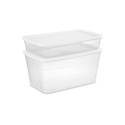 90qt Clear Storage Box White - Room Essentials™ 11 90qt Clear Storage Box White - Room Essentials™ - Image 11