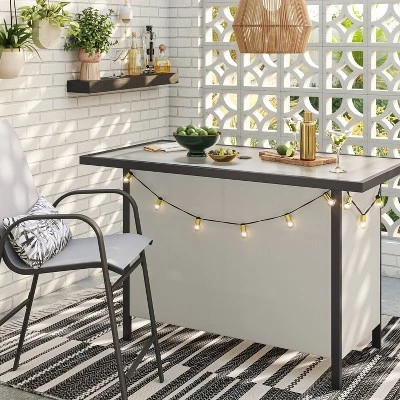 Patio Bar Table, Outdoor Furniture - Room Essentials™ 1 Patio Bar Table, Outdoor Furniture - Room Essentials™