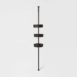 Steel Corner Tension Pole Caddy - Room Essentials™ Black 7 Steel Corner Tension Pole Caddy - Room Essentials™ Black -Room Essentials Sales Store GUEST 14bce56a 1f6f 469f a443 28c65a963247