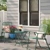 Steel Round Metal Mesh 18" Folding Outdoor Portable Side Table Fern Shower - Room Essentials™