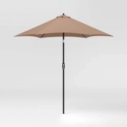 9' Round Outdoor Patio Market Umbrella with Black Pole - Room Essentials™ -Room Essentials Sales Store GUEST 1dba456b e5c1 4246 819c 47e53427d88e