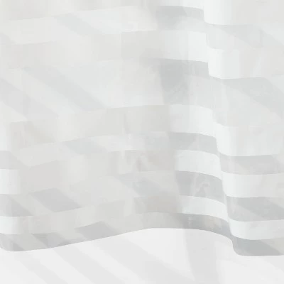 PEVA Shower Curtain + Rings White - Room Essentials™ 3 PEVA Shower Curtain + Rings White - Room Essentials™ - Image 3