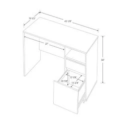 Writing Desk with Drawers - Room Essentials™ Espresso -Room Essentials Sales Store GUEST 217a0fe5 ba69 4992 bc2f 6b363ae8d0c6