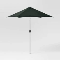 9' Round Outdoor Patio Market Umbrella with Black Pole - Room Essentials™ -Room Essentials Sales Store GUEST 21f7d761 9e3b 4a21 acc5 c034425f2c8c