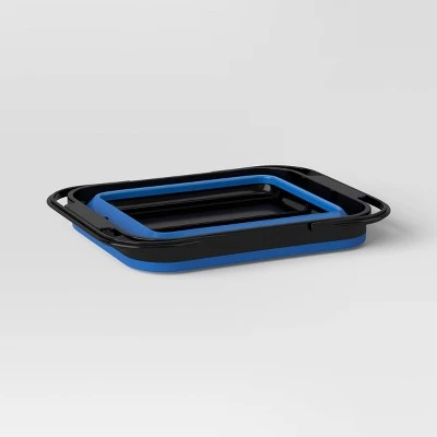 Collapsible Caddy Blue Dolphin - Room Essentials™ 1 Collapsible Caddy Blue Dolphin - Room Essentials™