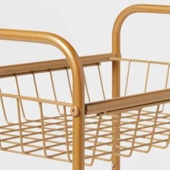 Short Bath Storage Tower Metallic Gold - Room Essentials™ -Room Essentials Sales Store GUEST 2f1f4de0 4e4e 4e07 a838 8a3841ba4706