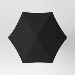 9' Round Outdoor Patio Market Umbrella with Black Pole - Room Essentials™ -Room Essentials Sales Store GUEST 2fd38c44 2037 4542 863c b2bc1c82caf3