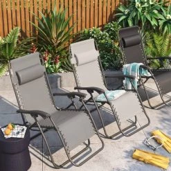 Zero Gravity Lounger - Room Essentials™ Black