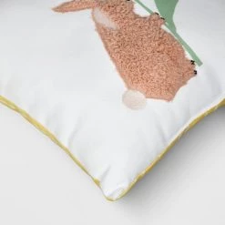 Square Bunny and Flower Throw Pillow - Room Essentials™ -Room Essentials Sales Store GUEST 3258a299 c2d5 4252 a929 6760f8aaacca