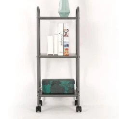 3 Shelf Wide Utility Storage Cart Gray - Room Essentials™ -Room Essentials Sales Store GUEST 3281ebff 5e2e 4a90 bf6d ca6307e93b65