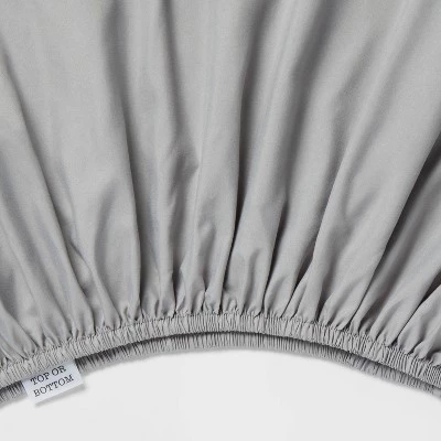 Full 4pk Fitted Sheet Gray - Room Essentials™ 2 Full 4pk Fitted Sheet Gray - Room Essentials™ - Image 2