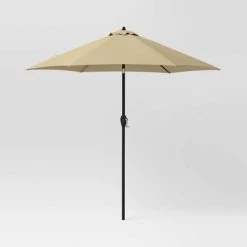 9' Round Outdoor Patio Market Umbrella with Black Pole - Room Essentials™ -Room Essentials Sales Store GUEST 360130ed 5293 44e5 badc e5a29898f7ee