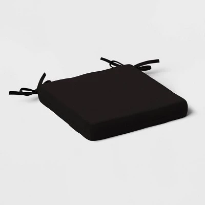 16"x16" Outdoor Chair Seat Cushion - Room Essentials™ Quilted Blue 2 16"x16" Outdoor Chair Seat Cushion - Room Essentials™ Quilted Blue - Image 2