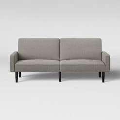 Futon Sofa with Arms - Room Essentials™ Charcoal Gray -Room Essentials Sales Store GUEST 36d5db84 693e 4593 9694 710bae4f2263