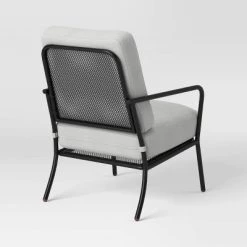 2pc Metal Mesh Outdoor Patio Chairs with Double Cushions, Club Chairs Black - Room Essentials™ -Room Essentials Sales Store GUEST 371ea4bc 4699 4502 b3ba 0d69ff6385a3