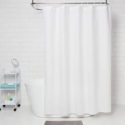 Waffle Weave Shower Curtain White - Room Essentials™
