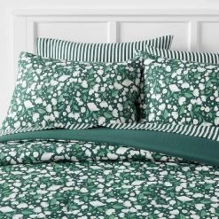 Floral Printed Microfiber Reversible Comforter & Sheets Set Dark Green - Room Essentials™ -Room Essentials Sales Store GUEST 3b9a5973 d4a1 463a af2e 3b4ff4b32e85
