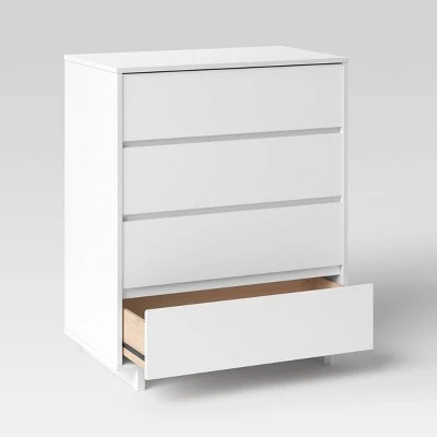Modern 4 Drawer Dresser - Room Essentials™ Espresso 2 Modern 4 Drawer Dresser - Room Essentials™ Espresso - Image 2
