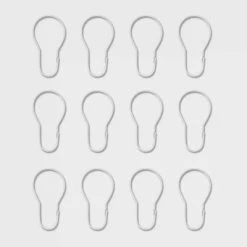 Shower Rod and Ring Bundle White - Room Essentials™