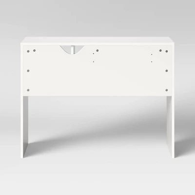 Student Writing Desk with Storage - Room Essentials™ White 3 Student Writing Desk with Storage - Room Essentials™ White - Image 3