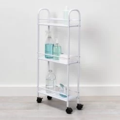 Narrow Storage Cart White - Room Essentials™