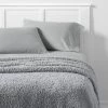 Faux Shearling Bed Blanket- Room Essentials White