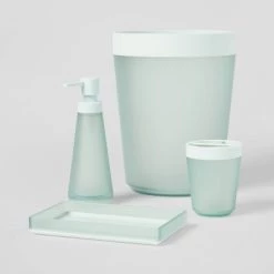 4pc Bath Coordinate Set - Room Essentials™ Frosted -Room Essentials Sales Store GUEST 48cf9478 b6ee 4059 9762 a9edf25791eb