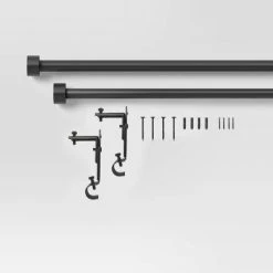 Easy Hang Frame Mount Curtain Rod Set Black - Room Essentials™ -Room Essentials Sales Store GUEST 4d100c82 49c8 4405 ab6b b86cd52cbae4