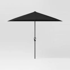8.83'x7.81' Half-Circle Outdoor Patio Market Umbrella with Black Pole - Room Essentials™ 12 8.83'x7.81' Half-Circle Outdoor Patio Market Umbrella with Black Pole - Room Essentials™ -Room Essentials Sales Store GUEST 4fcf0bec 82ca 47f9 9602 dfaa17b5980f
