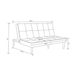 Futon Sofa Black - Room Essentials™ -Room Essentials Sales Store GUEST 55248eb7 a62d 48d0 aee5 847a785f15df