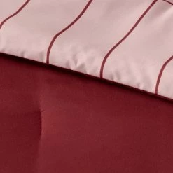 Grid Print Reversible Decorative Comforter Set with Throw - Room Essentials™ Light Pink/maroon 11 Grid Print Reversible Decorative Comforter Set with Throw - Room Essentials™ Light Pink/maroon -Room Essentials Sales Store GUEST 5551a29d 029d 4d9c 8860 32dcef6aa7ea