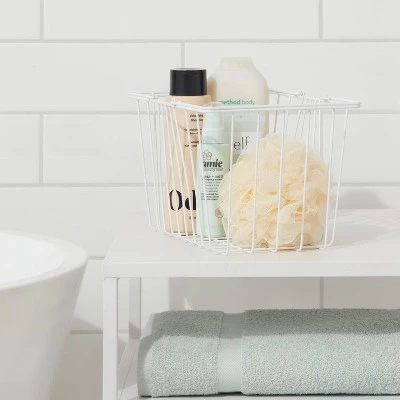 Metal Caddy White - Room Essentials™ 1 Metal Caddy White - Room Essentials™