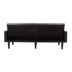 Faux Leather Futon Sofa with Arms Black - Room Essentials™ 18 Faux Leather Futon Sofa with Arms Black - Room Essentials™ -Room Essentials Sales Store GUEST 5b590056 4f71 45ef a9b2 78acfc1ee409