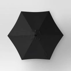 6' Round Outdoor Patio Market Umbrella with Black Pole - Room Essentials™ -Room Essentials Sales Store GUEST 683821a3 195c 4070 9129 c850565e0c91