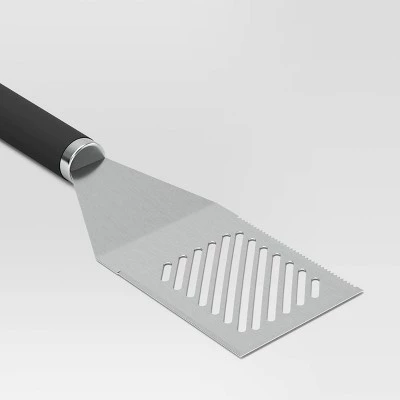 3pc Stainless Steel Grill Tool Set with Handles Light Silver - Room Essentials™ 2 3pc Stainless Steel Grill Tool Set with Handles Light Silver - Room Essentials™ - Image 2