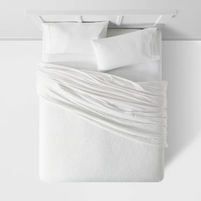 Garment Washed Microfiber Quilt - Room Essentials™ Charcoal 1 Garment Washed Microfiber Quilt - Room Essentials™ Charcoal