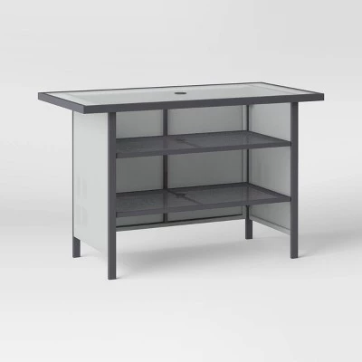 Patio Bar Table, Outdoor Furniture - Room Essentials™ 2 Patio Bar Table, Outdoor Furniture - Room Essentials™ - Image 2