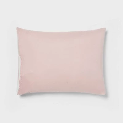 Dash Stripe Printed Microfiber Reversible Comforter & Sheets Set Ivory/Light Pink - Room Essentials™ 5 Dash Stripe Printed Microfiber Reversible Comforter & Sheets Set Ivory/Light Pink - Room Essentials™ - Image 5