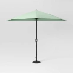 8.83'x7.81' Half-Circle Outdoor Patio Market Umbrella with Black Pole - Room Essentials™ 13 8.83'x7.81' Half-Circle Outdoor Patio Market Umbrella with Black Pole - Room Essentials™ -Room Essentials Sales Store GUEST 7428ca1b 6a0b 4d47 aff8 c994ccff9850