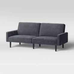 Futon Sofa with Arms - Room Essentials™ Charcoal Gray -Room Essentials Sales Store GUEST 75355849 d52d 4d67 ab5e c53555509118