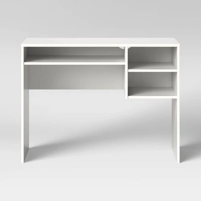 Student Writing Desk with Storage - Room Essentials™ White 2 Student Writing Desk with Storage - Room Essentials™ White - Image 2