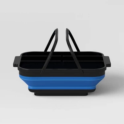 Collapsible Caddy Blue Dolphin - Room Essentials™ 2 Collapsible Caddy Blue Dolphin - Room Essentials™ - Image 2