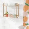 On The Wall 2 Tier Shelving Rack Metallic Gold - Room Essentials™ -Room Essentials Sales Store GUEST 7f0b8673 b988 4818 b236 6471a9c55b0d