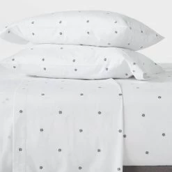 Easy Care Printed Pattern Sheet Set - Room Essentials⢠Flower Dot